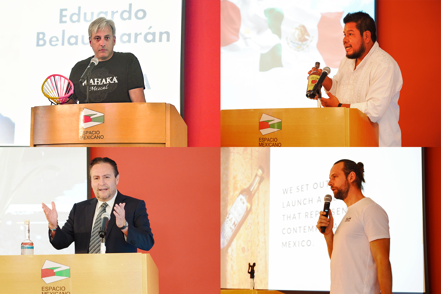 （左上から時計回りに）Eduardo Belaunzaránさん、Oscar Manuel Martinez Barreraさん、Gernot Allnochさん、José Ramonさん